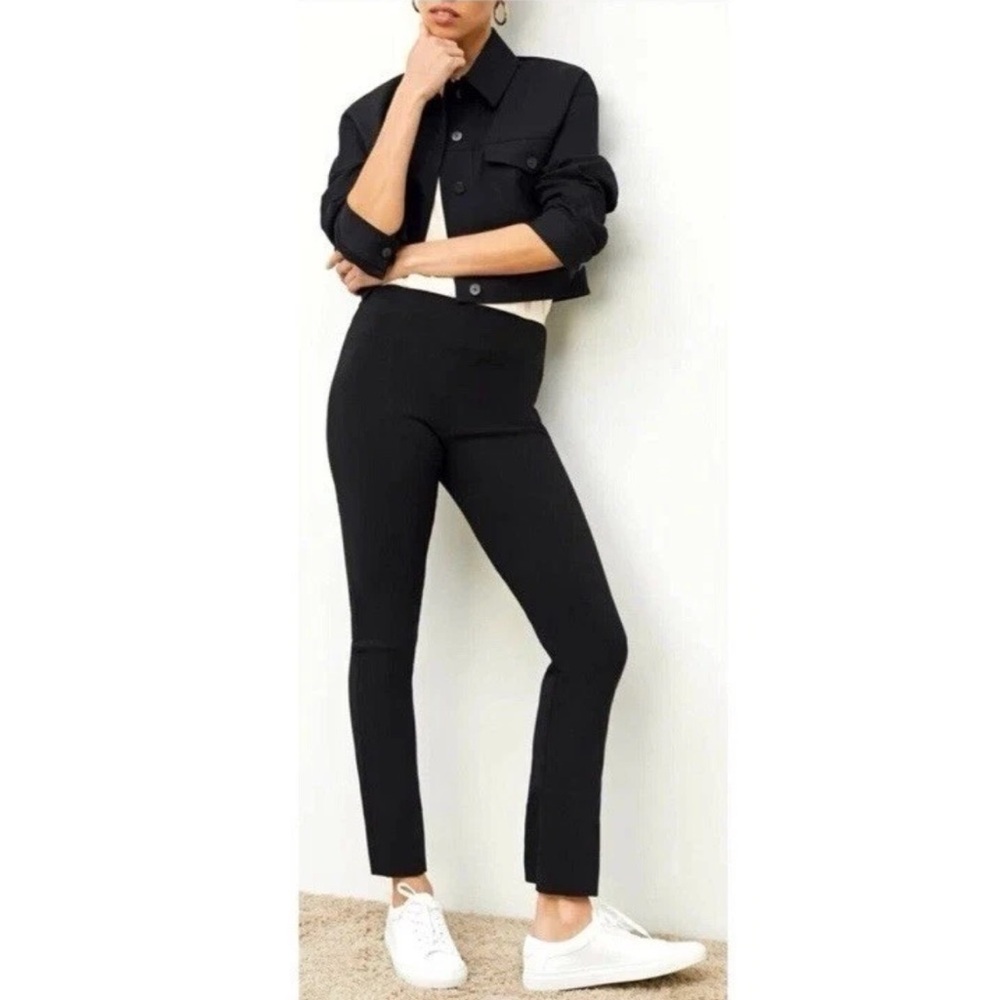 M.M. LAFLEUR The Foster Cigarette Pant PowerStretch Black Size 4